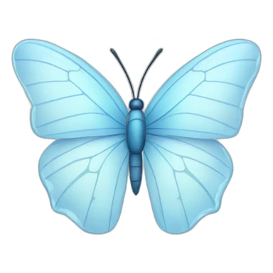 Ice butterfly sticker