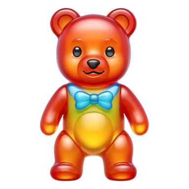 gomita de osito de colores sticker