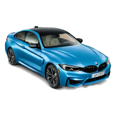 Blue BMW m440i sticker
