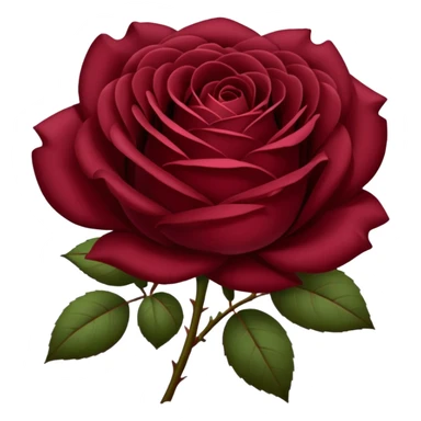 burgundy coloured roses sticker