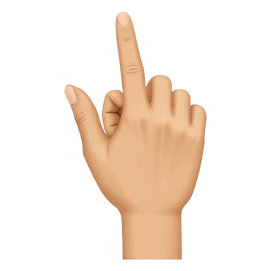 Side view of a hand with the index finger and thumb touching together as if clapping. 🤏🤏🤏 sticker