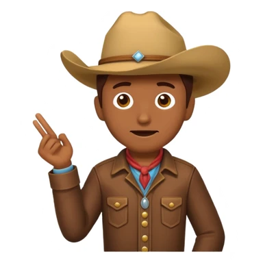 Slack emoji cowboy developer going crazy with deploy to master sticker