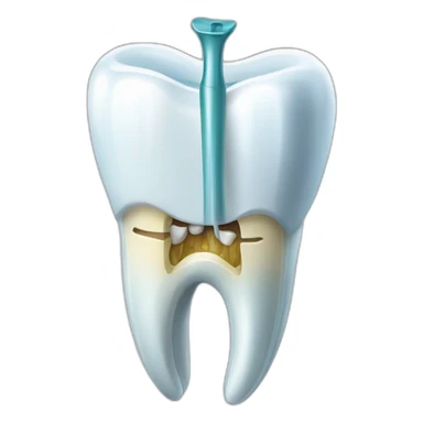 Endodontic treatment sticker