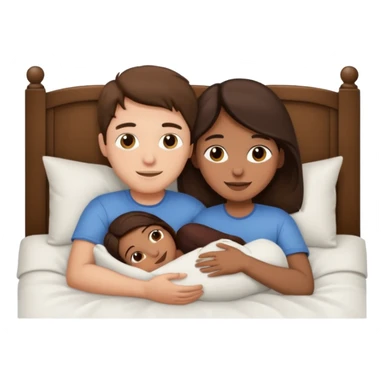two people cuddling in bed blind girl burnette guy sticker