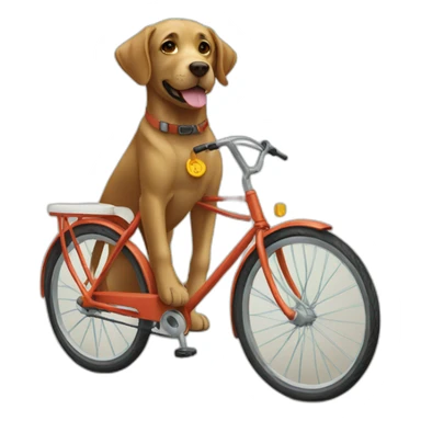 LABRADOR EN BICICLETA sticker