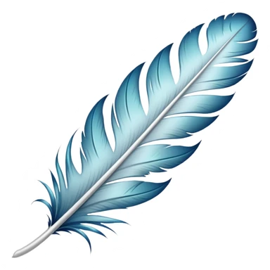 
Feather with Kori pattern sticker
