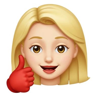 Wink with a finger bite with a smirk  sticker