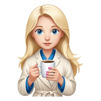 girl
blue eyes
long blond hair
wearing housecoat
holding a white mug of coffee
wearing rose gold apple watch girl
blue eyes
long blond hair
wearing housecoat
holding a white mug of coffee
wearing rose gold apple watch  sticker