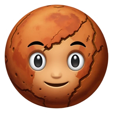 Planet mars  sticker