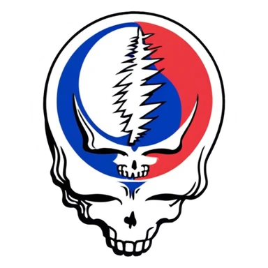 Grateful Dead Steal your face sticker