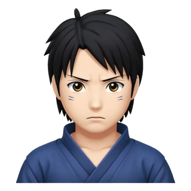 Sasuke on pose sticker