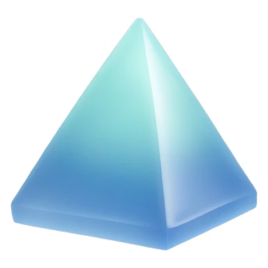 Chalcedony pyramid sticker