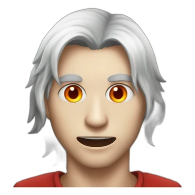 Demon terrifiant au yeux rouge sticker