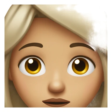 dissapointment face girl sticker