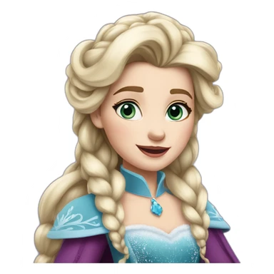 Anna la reine des neiges sticker