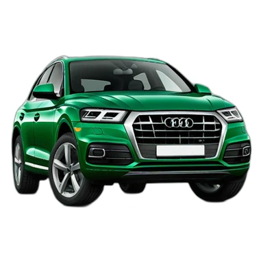 Audi Q5 Azores green 2.0T sticker