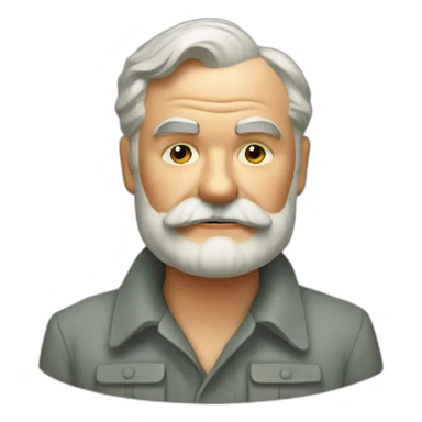 Ernest Hemingway sticker
