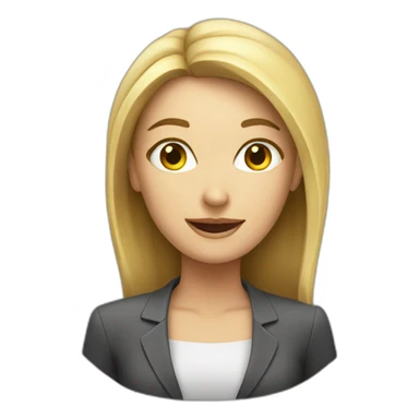 sales woman expert sticker