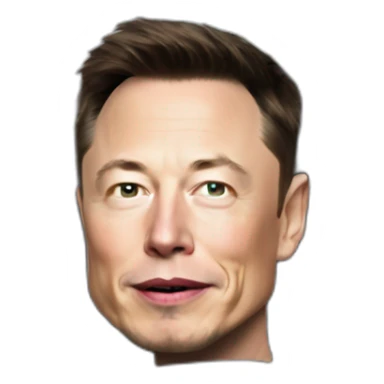 Elon musk riding in a Tesla cyber truck  sticker