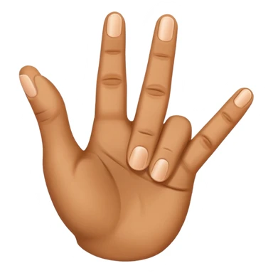 I want a hand with four fingers and one thumb and i want the pointer finger extended out and the thumb upward as to make a gun (finger gun) sticker