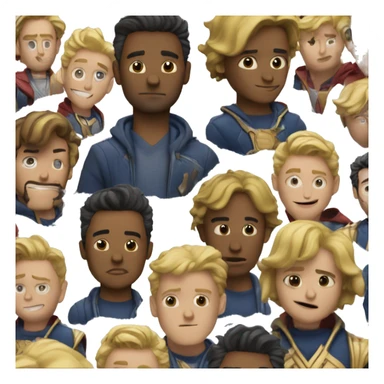 Le Homelander de la série the boys sticker