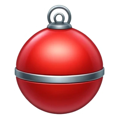 bright red bomb sticker
