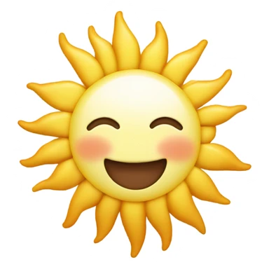 Sun saying good morning  sticker