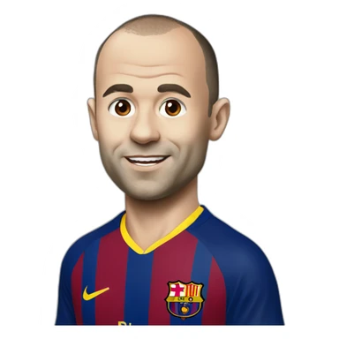 iniesta sticker