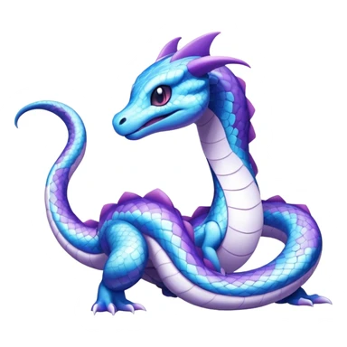Seviper-Dragonair-Dratini-hybrid, full body, 4 legs sticker