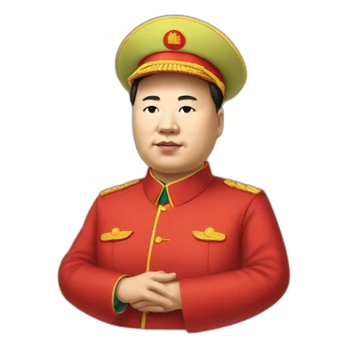 Male Pregnant Chairman Mao sticker
