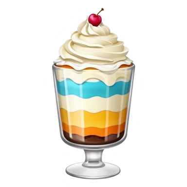 dessert in a glass sticker