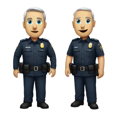 polis bir emoji oluştur sarı kafalı pis bir gülümsemeye sahip sticker