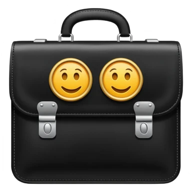 maletin con dinero cerrado sticker