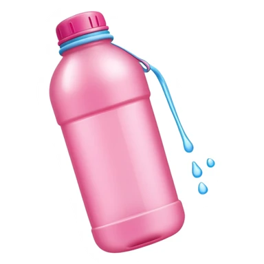 Cutest pink water bottle  sticker