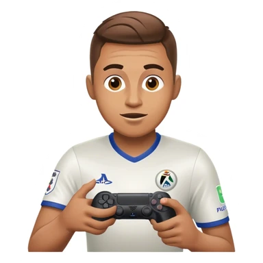 guy playing fifa on the playstation sticker