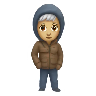 Early winter morning  sticker