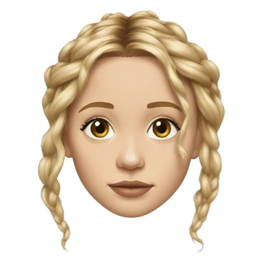 Mary Kate Olsen hyperrealistic sticker