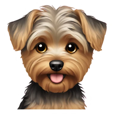 yorkiepoo sticker