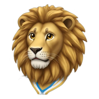 Un lion Le maillot du crb  sticker