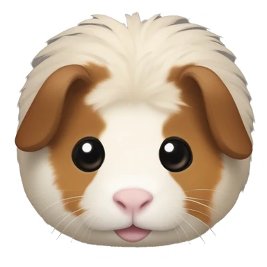A Brown, a Black, a Tan and a brownish white Guinea pig sticker