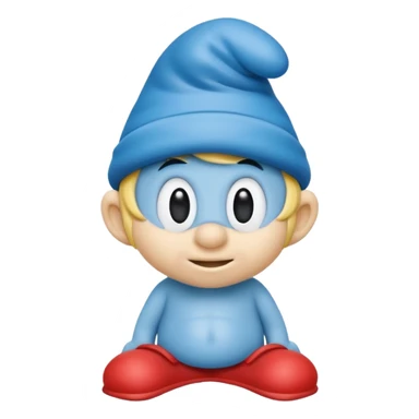 smart smurf  sticker