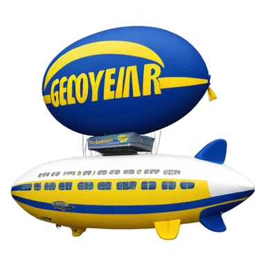 Goodyear blimp sticker