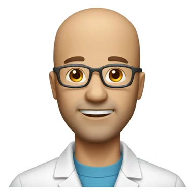 professor-infectious disease specialist, 42-year-old man sticker