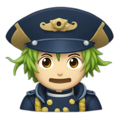 Haguar D. Sauro, a marine in OnePiece Ohara sticker