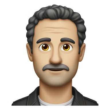 European 40 years old writer of the early 20th century, without facial hair, with dark hair, without glasses sticker