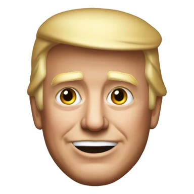 Donald Trump caricature  sticker