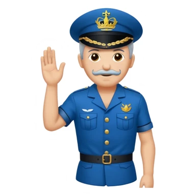 Haz a un marinero antiguo cuerpo entero sticker