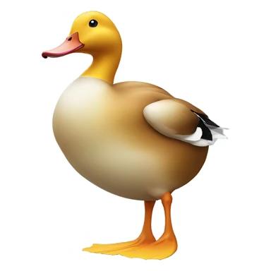 Duck has a big butt sticker