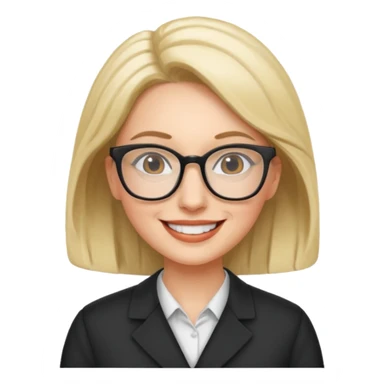 ahora el perfil de la misma profesora sticker