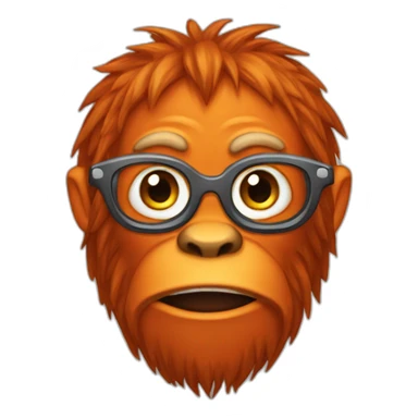 orang outant gigachad sticker